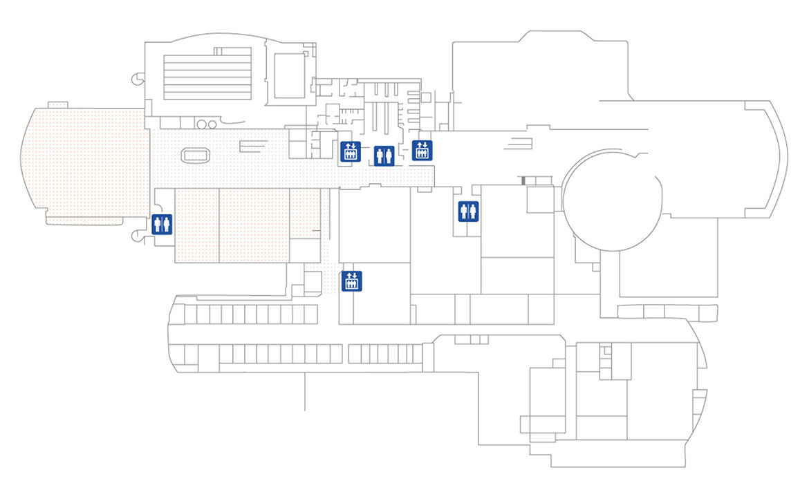 健康開発館B1Fフロアマップ