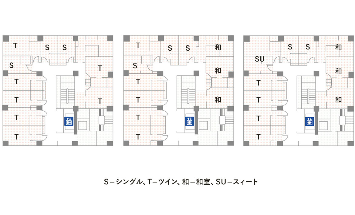 健康宿泊館4Fフロアマップ